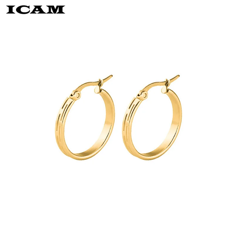 Серьги-кольца ICAM 4 цвета | Украшения и аксессуары