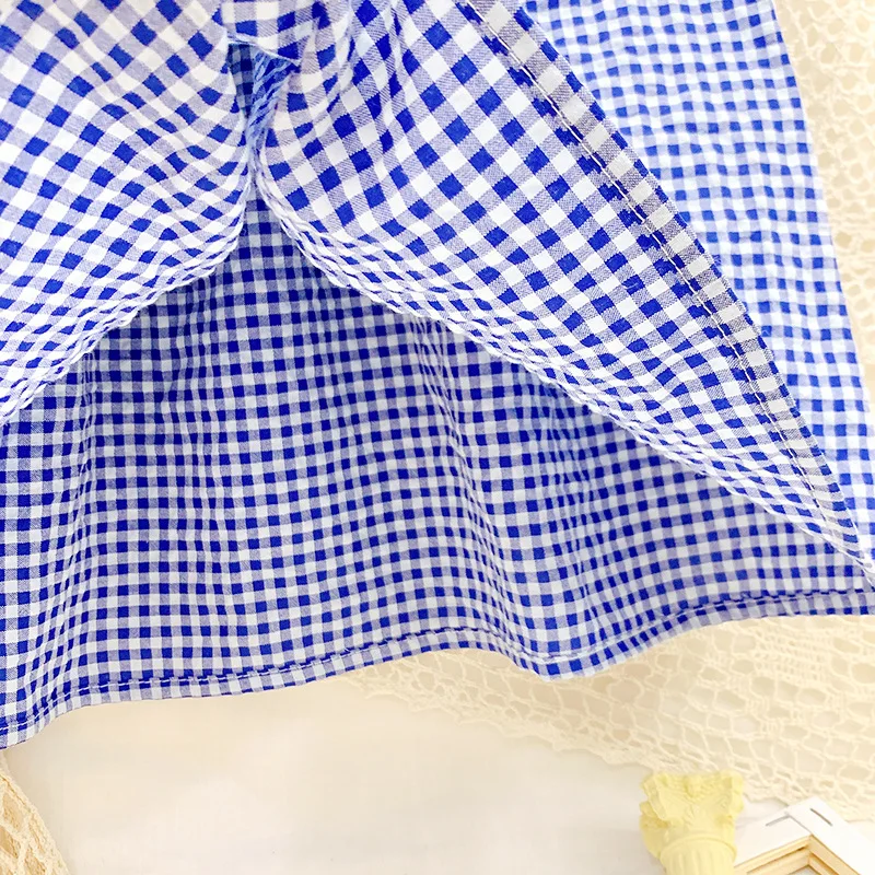 

Girls Plaid Dress Sleeveless Vest Dress Summer Toddler Girl Clothes Fashion Female Baby Princess Dress Kids Dresses for Girls