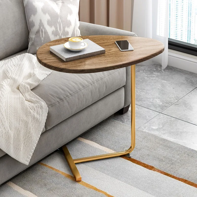 

Домашний боковой столик, современный декор, журнальный столик, маленькая металлическая ножка для гостиной, балкона