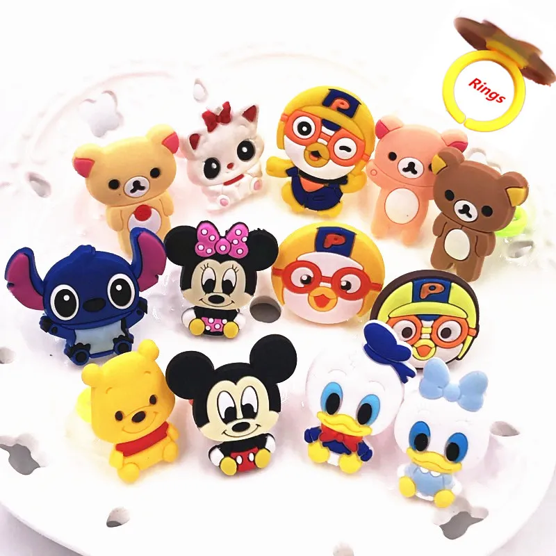 1 шт. милые животные Маргаритка Микки коричневый медведь значок мягкий палец