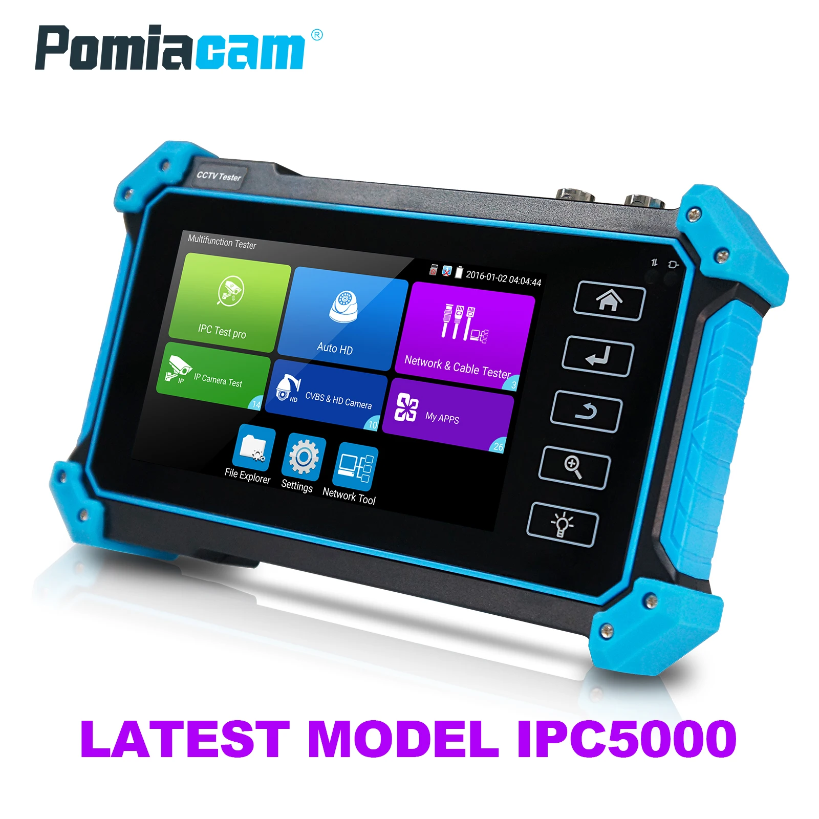 5 дюймов wanglu коаксиальный HD CCTV тестер монитор 8 Мп AHD TVI CVI IP IPC5000 плюс HDMI VGA вход