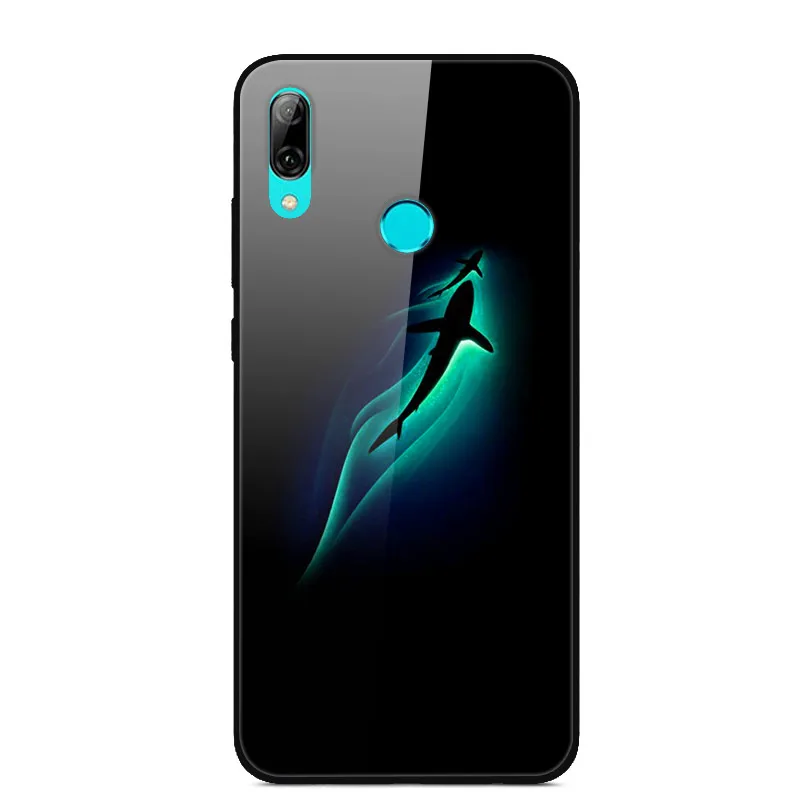 54 Для huawei P Smart Z чехол из закаленного стекла жесткий чехол для телефона для huawei Y9 Prime чехол s PSmart Z PSmartZ чехол задняя крышка 6,59'' - Цвет: 54