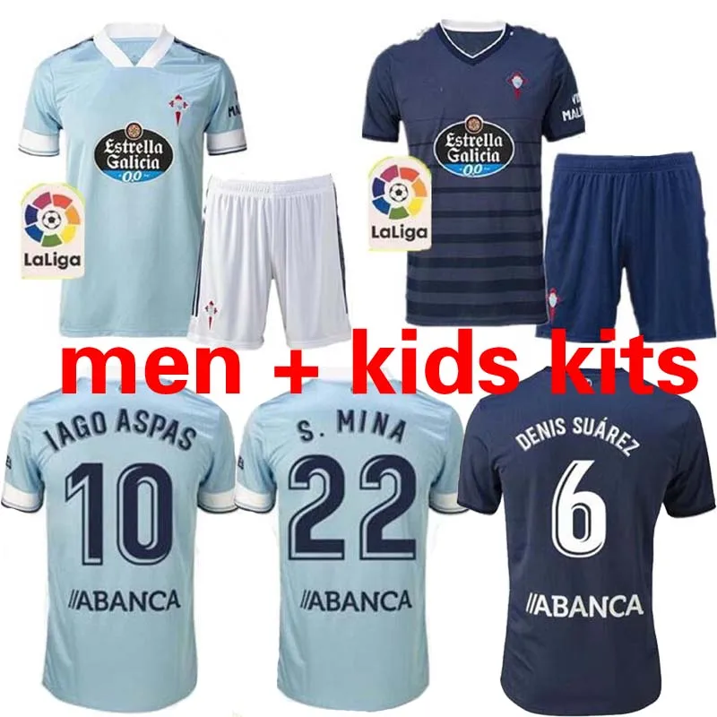 

20 21 Top Celta Vigo Soccer Jerseys IAGO ASPAS 2020 2021 Celta de Vigo RAFINHA Camiseta de futbol S.MINA Adult kids Football Shi