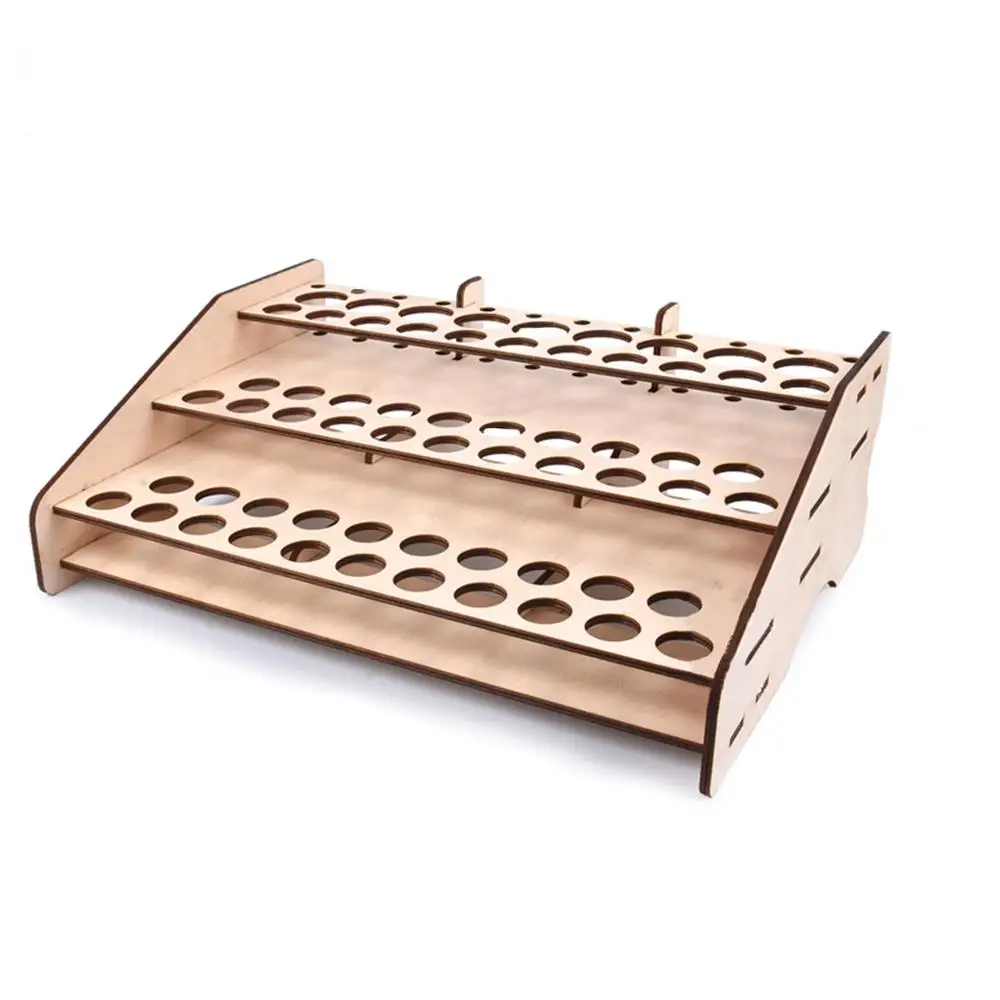 63 отверстия деревянная подставка-органайзер для хранения цветных чернил кистей