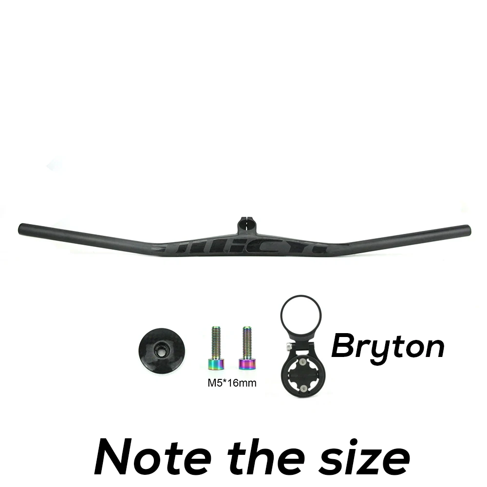 other size bryton ULLICYC карбоновый горный руль для велосипеда, прямой карбоновый велосипед MTB с ручкой, 2 ° С креплением - Цвет: other size bryton