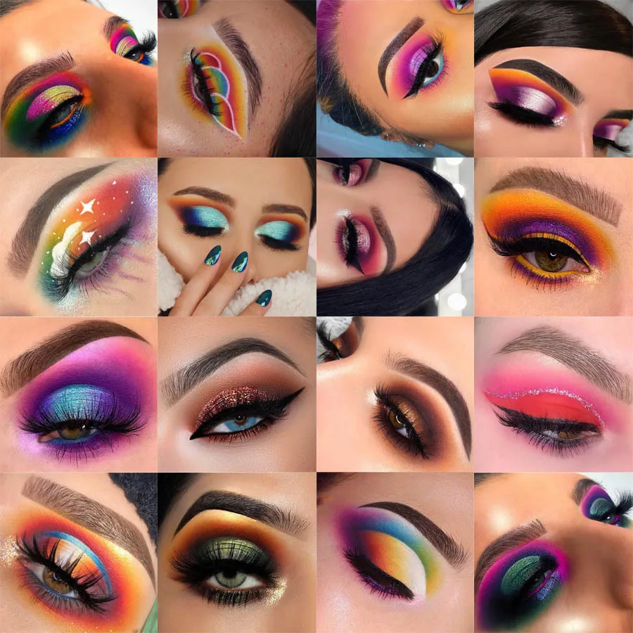 Матовые мерцающие тени для век 39 цветов палитра пигментов блестящие нюдовые