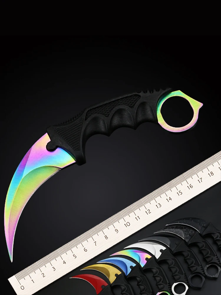 

Personalized Paw Knife Knife Claws Color Sub-claw Necklace Titanium Knife Tactical Knife Survival Tool