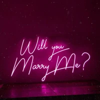 custom led will you marry me flexible neon light sign wedding decoration bedroom home wall decor marriage party decorative