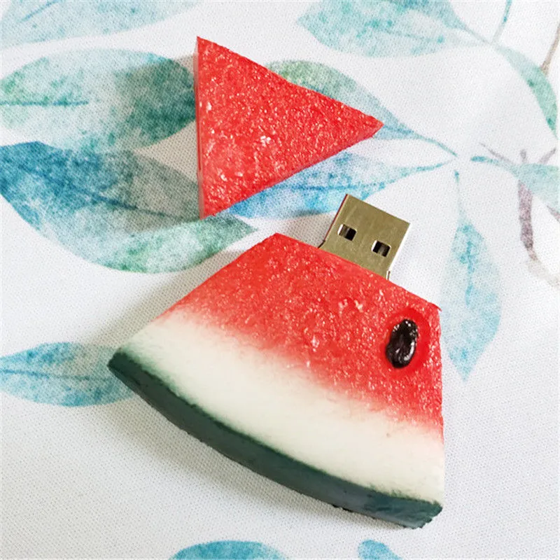 Арбузный USB флэш накопитель 64 ГБ 32 16 8 4 флеш карта памяти 2 0 диск Оптовая торговля