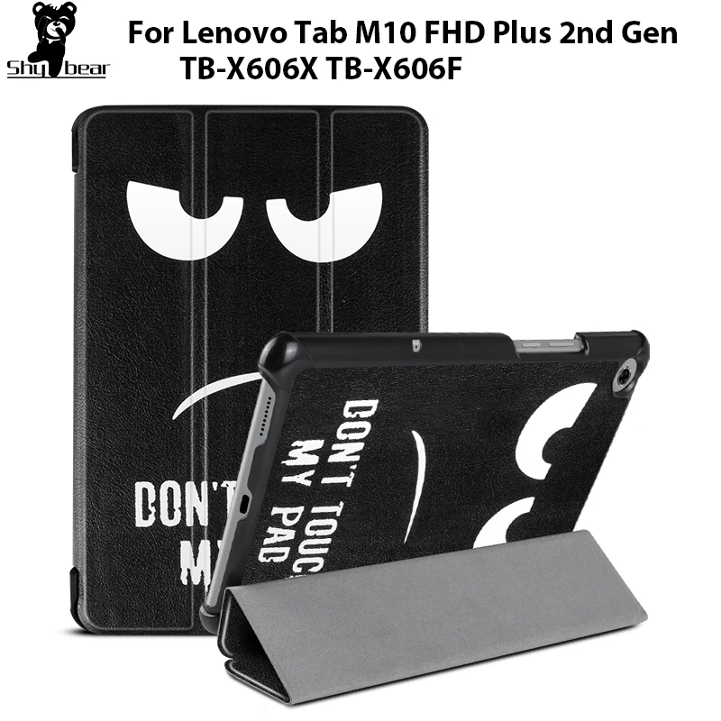 

Чехол для Lenovo Tab M10 FHD Plus, чехол для Lenovo Tab M10 Plus TB-X606X/F 10,3 дюйма, чехол для планшета Smart funda capa + защита экрана