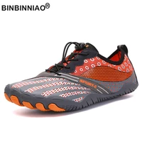 2021 New Men Aqua Shoes Quick Dry Beach Shoes Women Breathable Sneakers Barefoot Upstream Water Footwear Swimming Hiking Sport
