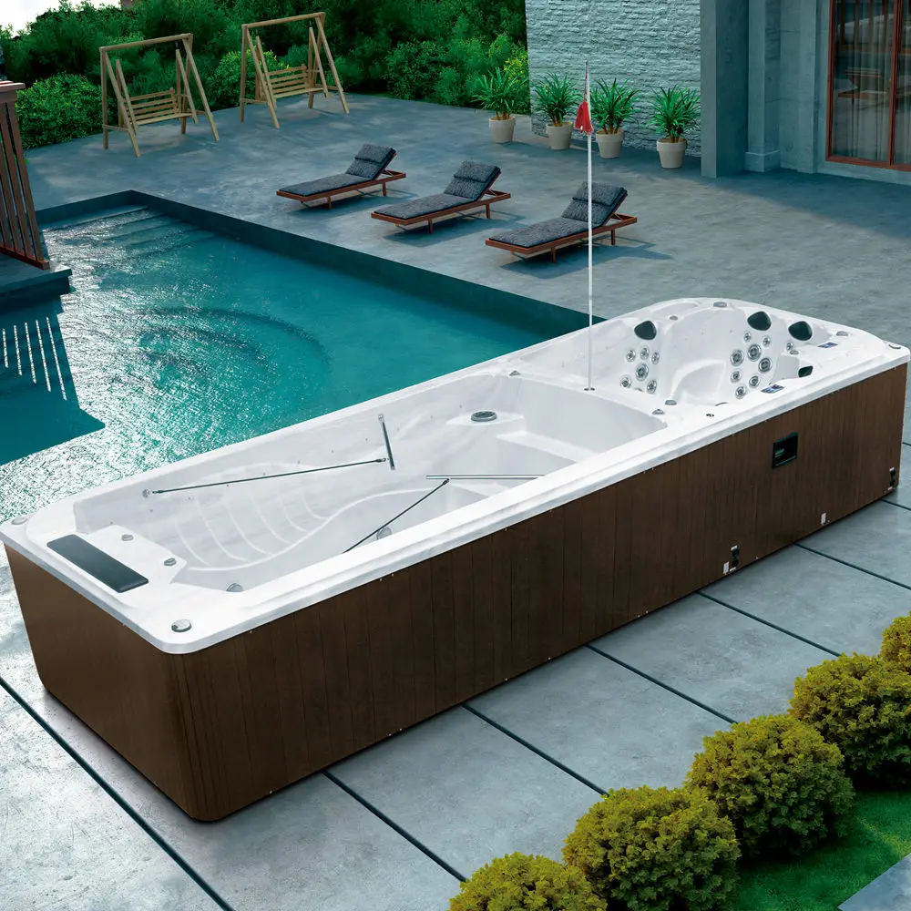 6 8 метров вилла плавание спа с горячей ванной подогревом и озоном|Джакузи| |