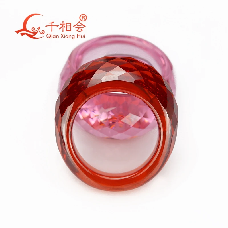 Однократное формирование розового и красного цвета 18 4 мм кубического циркония