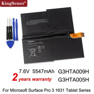 Аккумулятор Kingsener G3HTA005H для ноутбука MICROSOFT SURFACE PRO 3 1631 G3HTA009H 1577-9700 с инструментами