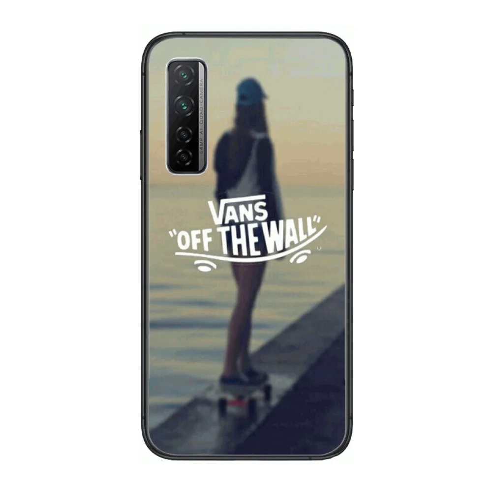 

V-VANS Fashion Shockproof Phone Case For Huawei Nova p10 lite 7 6 5 4 3 Pro i p Smart ZBlack Etui 3D Coque Painting Hoesje
