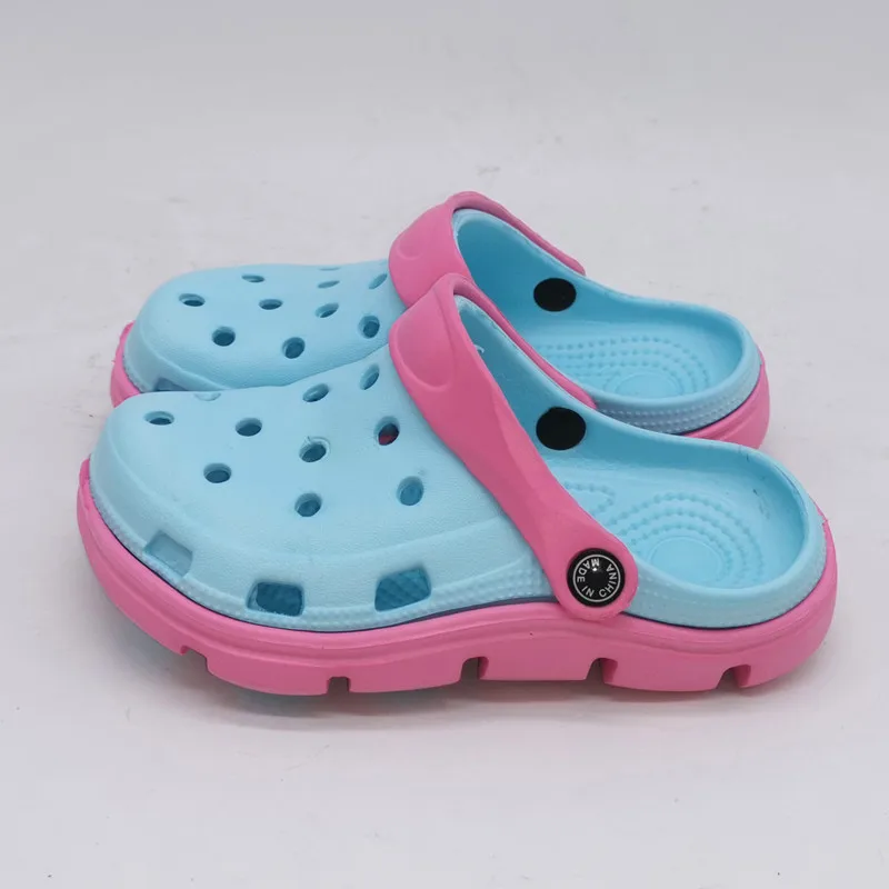 Мюли садовые для девочек летние сандалии сада тапки туфли в пещера европейский