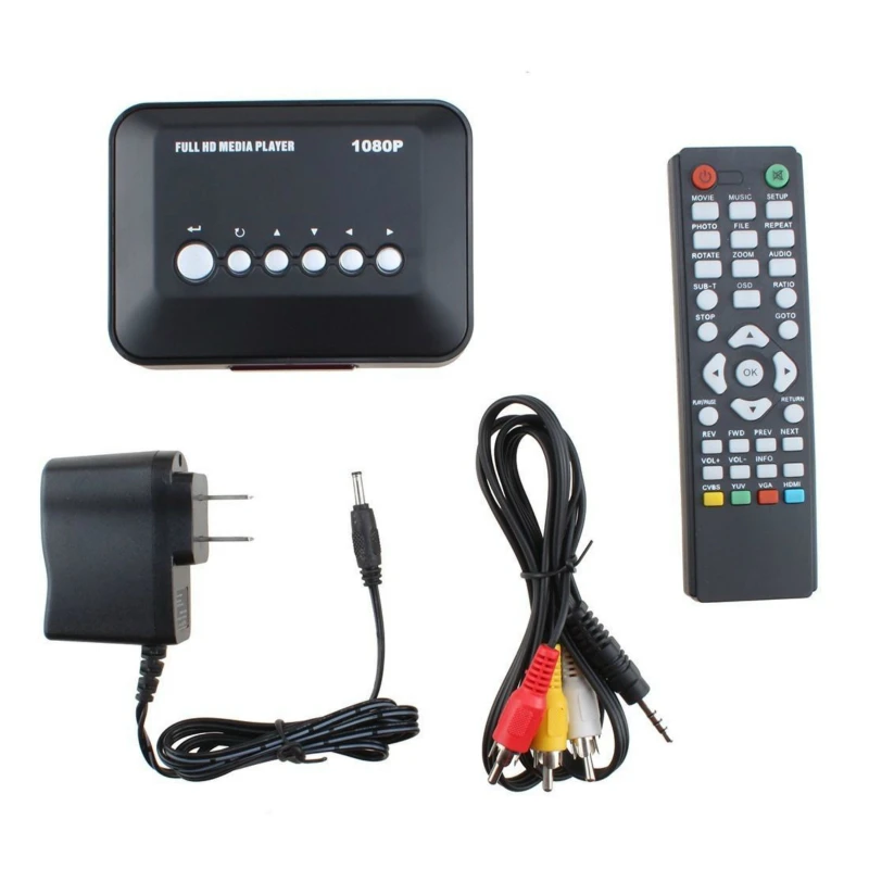 1080P HD медиаплеер HDMI многофункциональный жесткий диск плеер SD/MMC TV видео RMVB Mp3