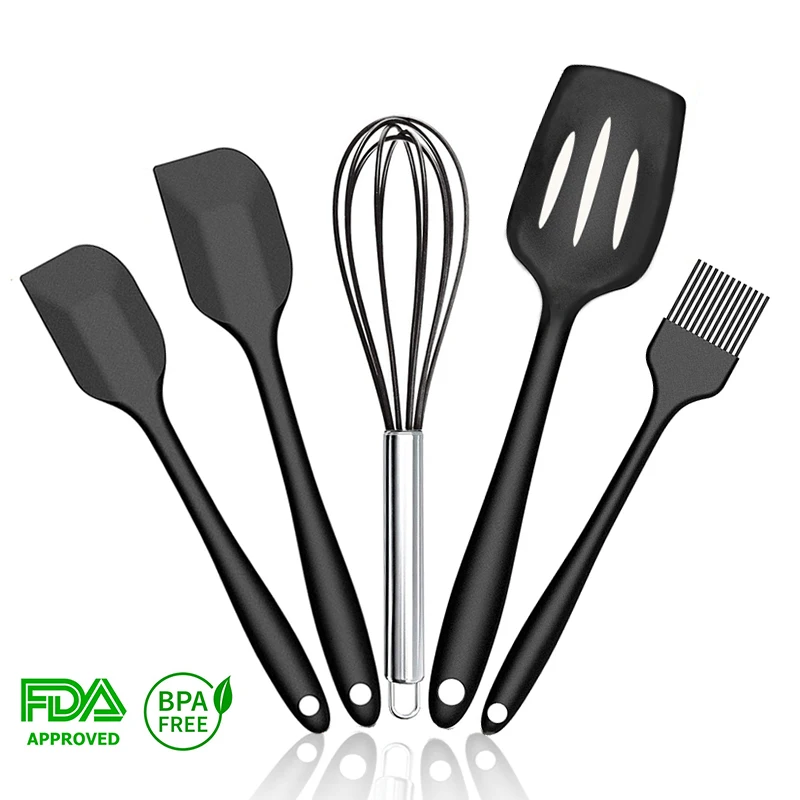 5 шт. набор силиконовой кухонной утвари посуды для выпечки с ложкой яиц и ЛОПАТКОЙ