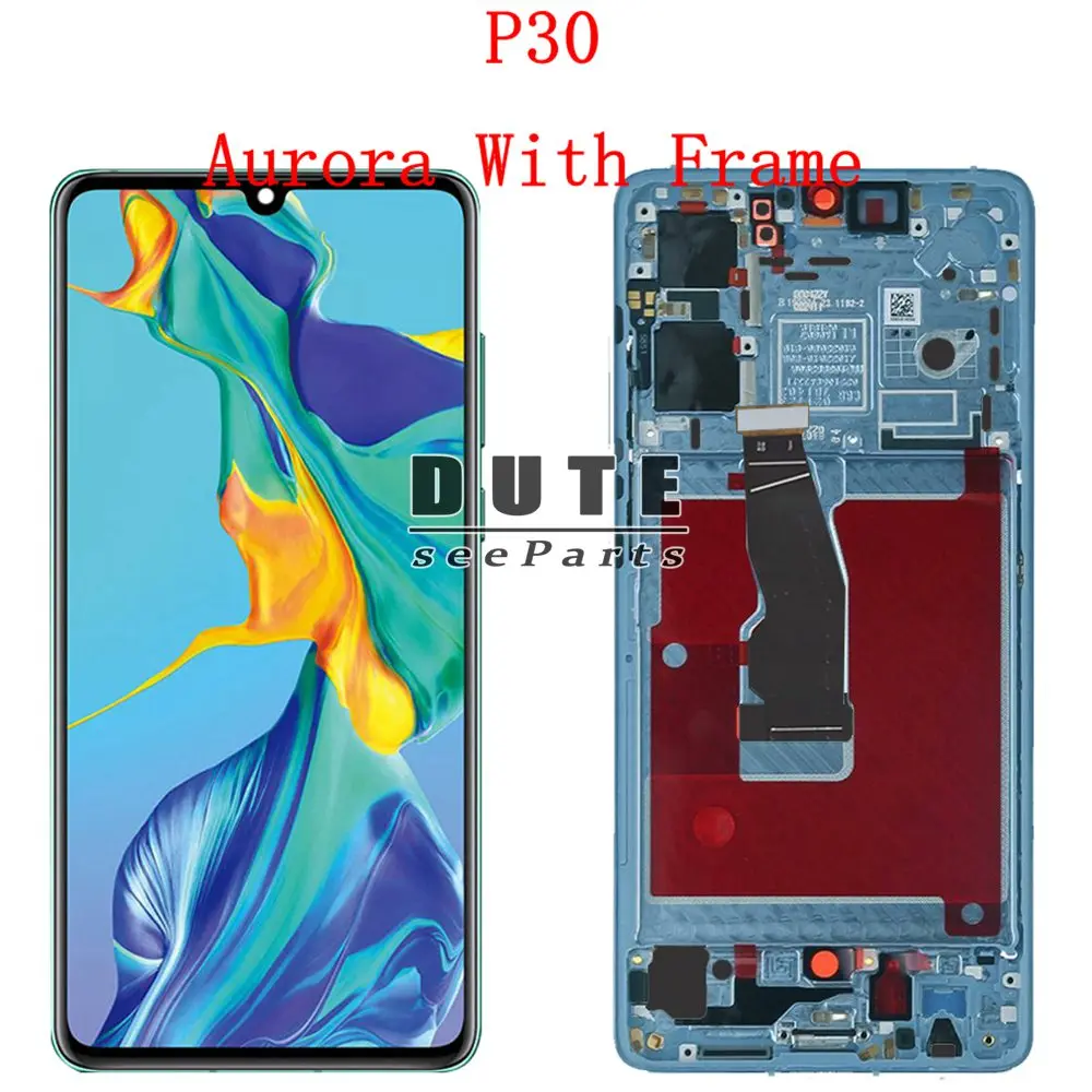 Оригинальный сенсорный ЖК экран для Huawei P30 Pro дигитайзер в сборе дисплей