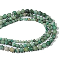 quality emerald loose spacer bead for jewelry making diy bracelet accessories pick size 4 6 8 10 mm