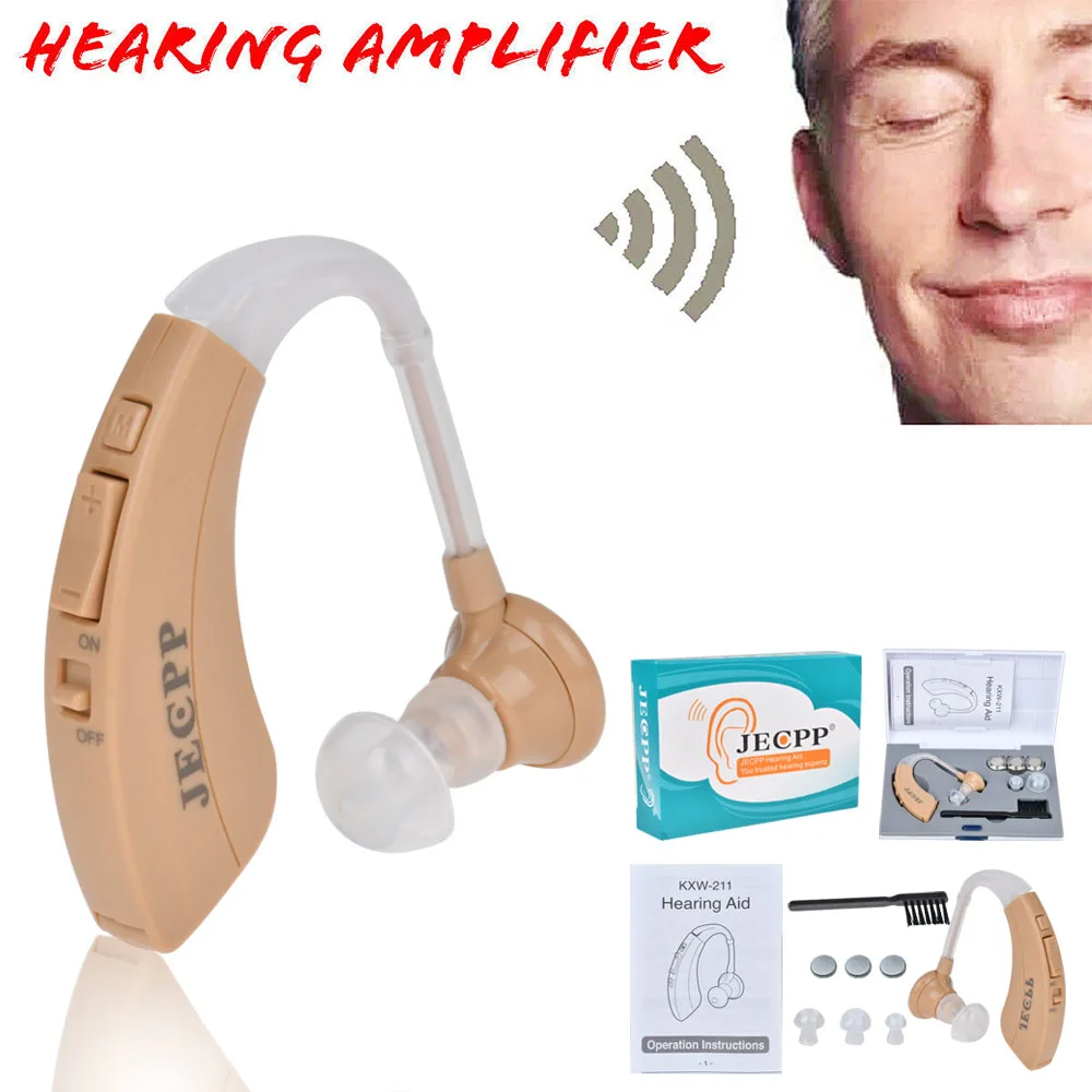 JECPP слуховой аппарат для пожилых людей усилитель звука в ухо слуха усиления