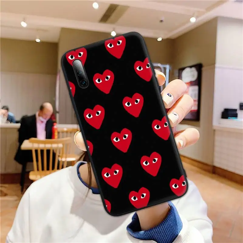 

Comme des Garcons Heart PLAY Phone Case for Samsung A02 A52 A20S A12 A20E A30S A32 A40 A50S A51 A70 A72 A80 Fundas