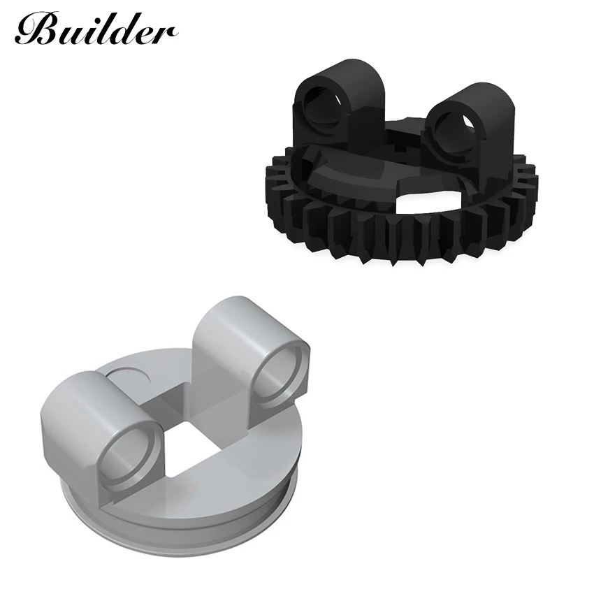 Конструктор Little Builder 99009/99010 MOC Technology небольшой поворотный круг верх и низ 1 шт.