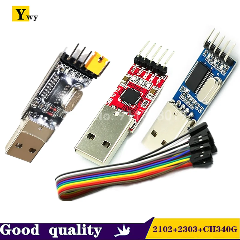 3pcs/lot = 1PCS PL2303HX+1PCS CP2102+1PCS CH340G USB TO TTL for arduino PL2303 CP2102 5PIN USB to UART TTL Module