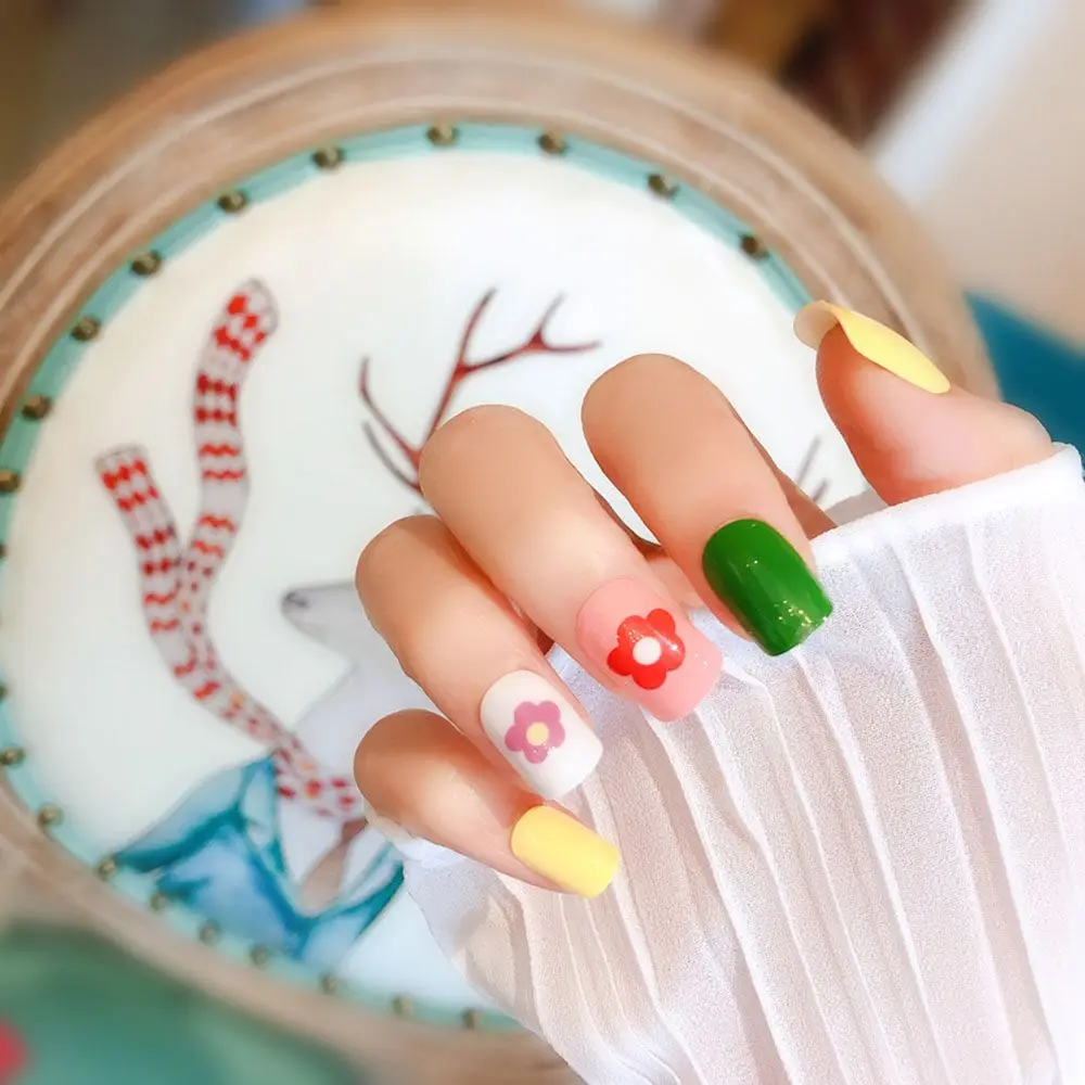 

Nail Patches DIY Nail Art Decoration Fake Nails Art Tips Full Cover False Nail