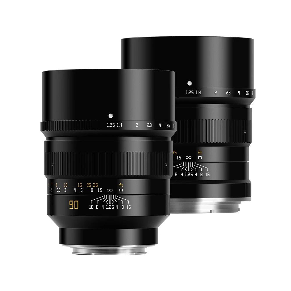 TTArtisan 90 мм F1.25 полная Рамка Ручной фокус Большая диафрагма Объективы для камеры sony