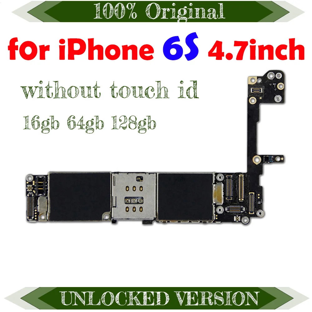 Материнская плата 16 ГБ 32 64 Гб 128 для iPhone 6S iOS система бесплатно iCloud поддержка