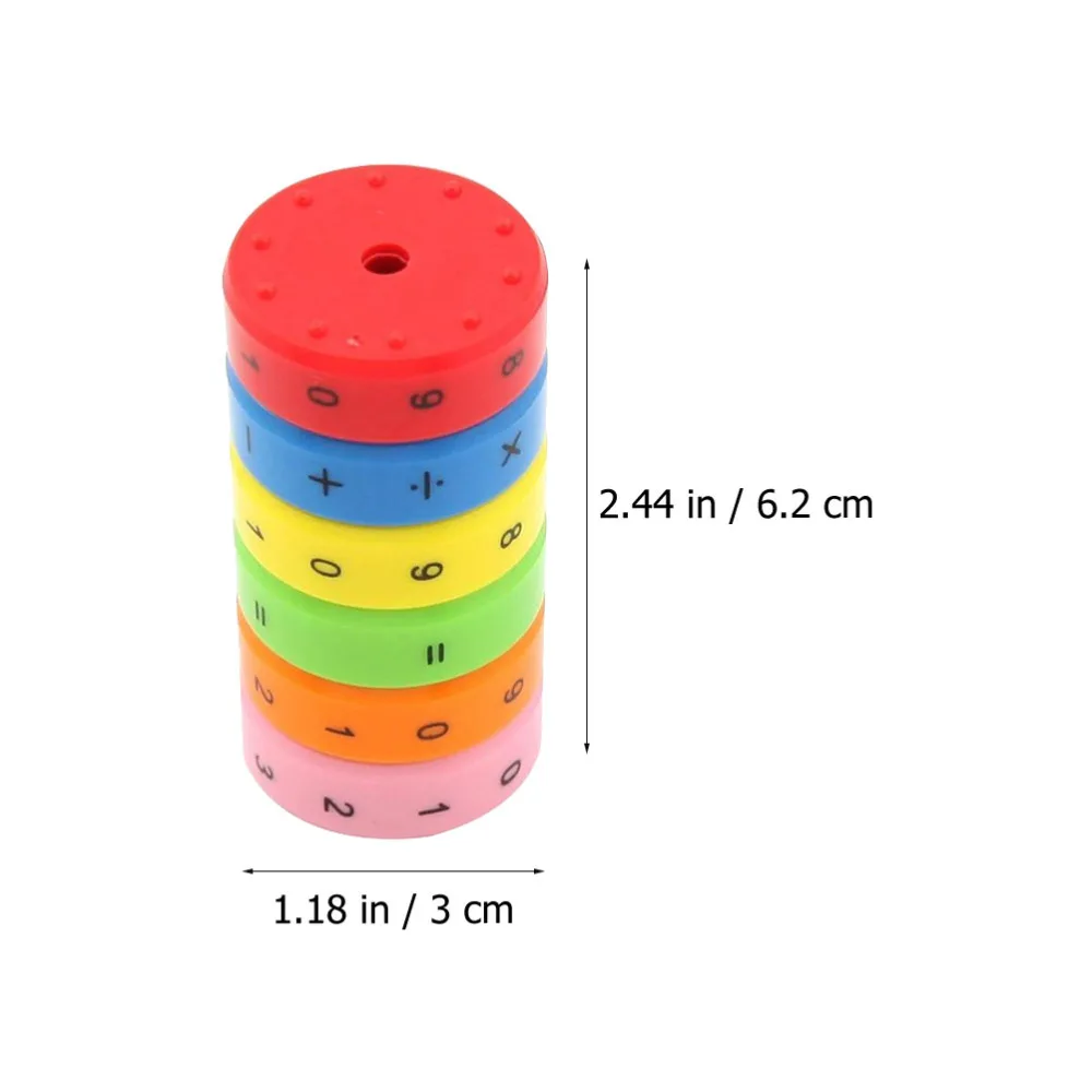 

4pcs Children Magnetic Cylinder Kids Math Educational Learning Toys