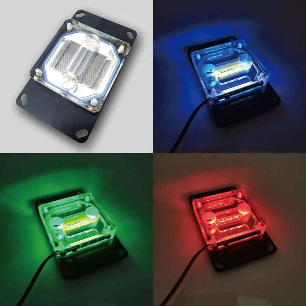 Акриловая верхняя часть с цветовой моделью rgb светильник Процессор водяного