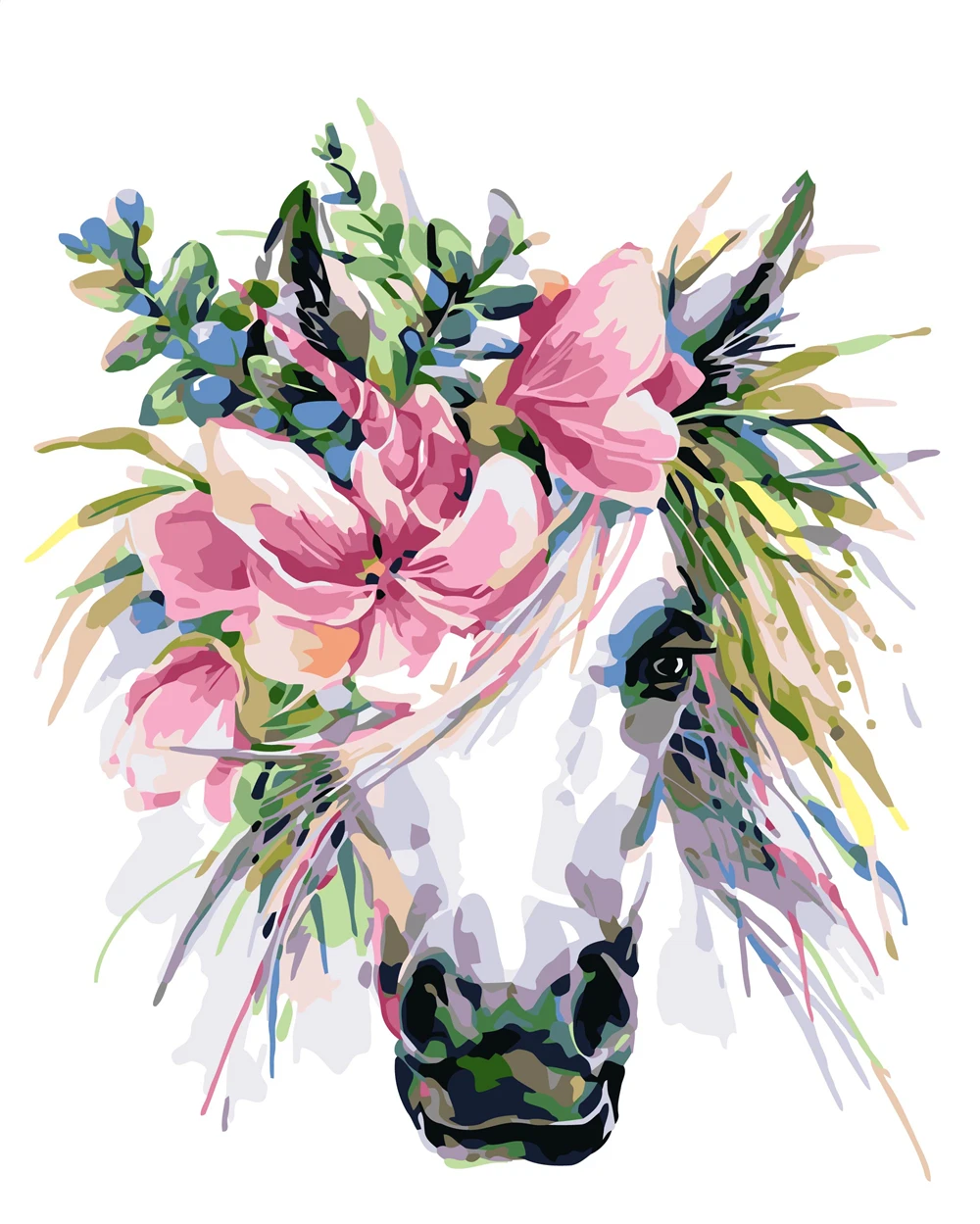 

Vicissitude Great 40x50cm No Frameless Painting By Numbers Animals On Canvas Pictures By Numbers Home Decoration Diy Style