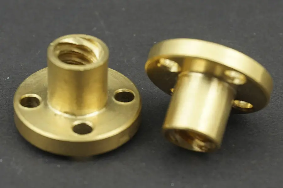 Латунный фланцевый вал маршрутизатора линейные втулки подшипники для 3D принтера