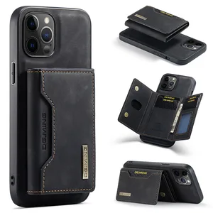 leather wallet phone case for iphone 13 12 11 pro max x xs xr 7 8 plus se 2020 luxury magnetic card slot holder stand bags cover free global shipping
