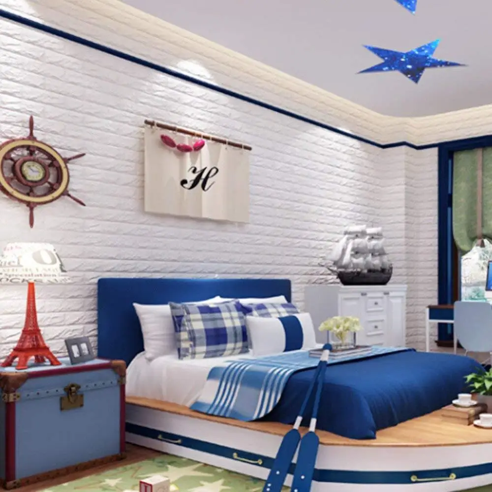 70*77 см хит продаж 3D обои из ПЭ пены DIY настенные наклейки Настенный декор