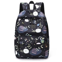 3pcslot creative bird printing student schoolbag backpack