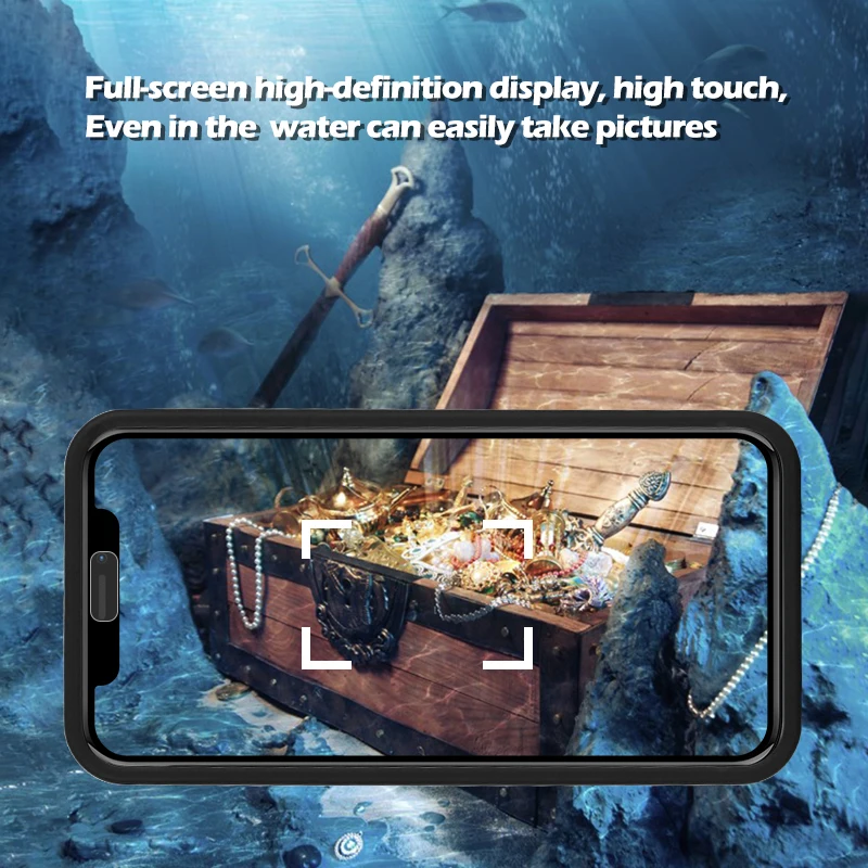 Мягкий водонепроницаемый чехол из ТПУ для iPhone 11 Pro Max SE 2020 6 6S 7 8 Plus 10 X XR XS подводный