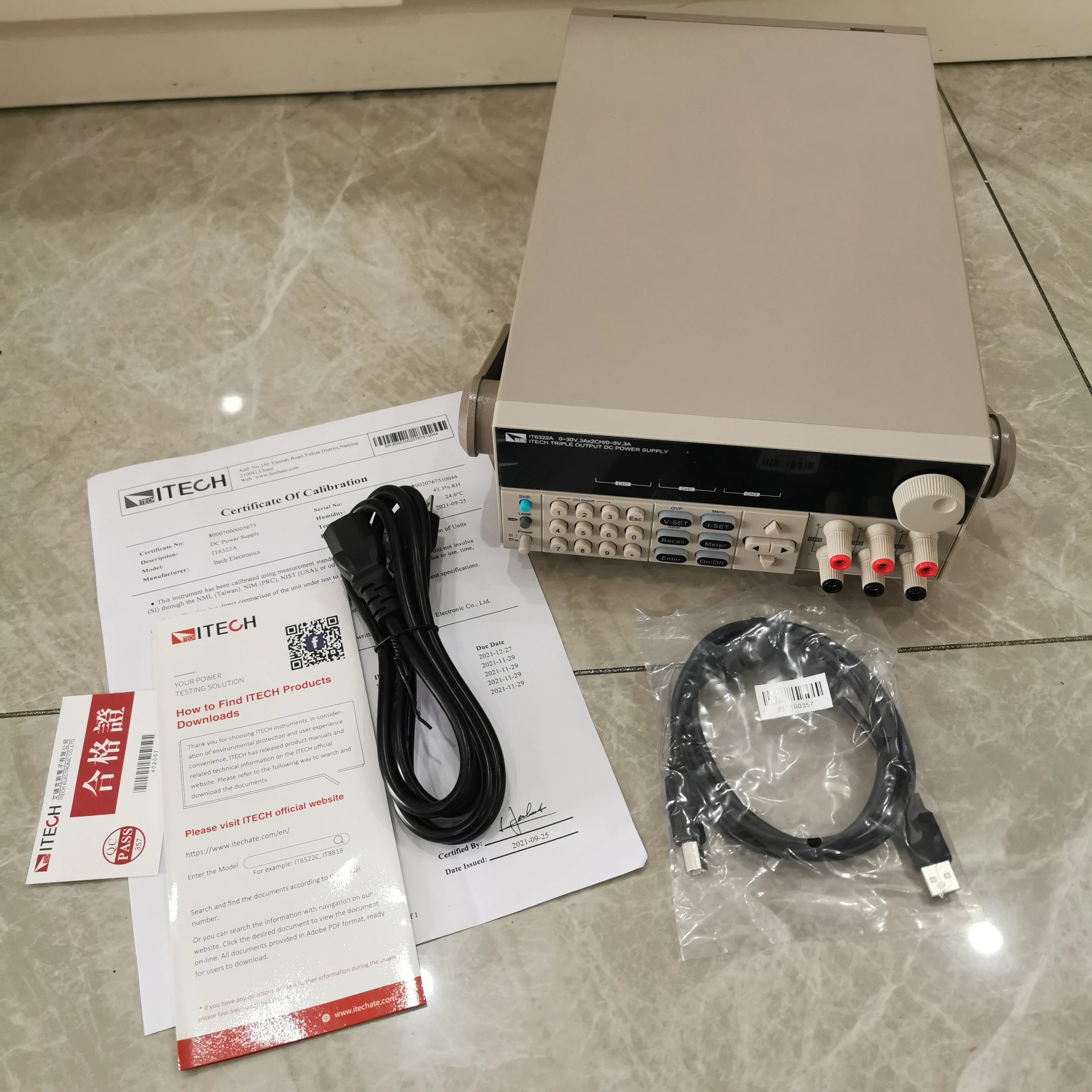 ITech IT6322A 30V/3A/90W 2CH 5V/3A/15W 1CH Triple Output DC Power Supply 110V/220V | Обустройство дома