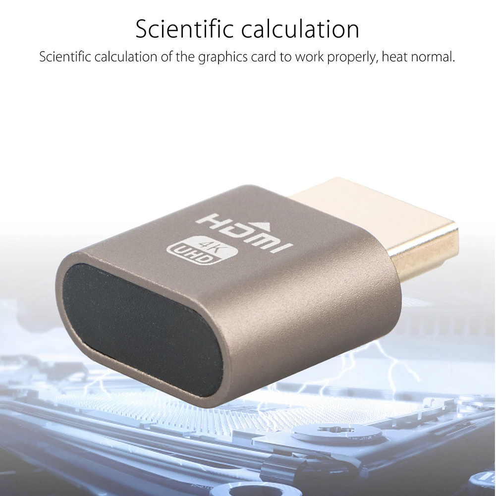 Разъем HDMI поддельные компьютерные аксессуары маленький 1920x1080 4K муляж штекера без