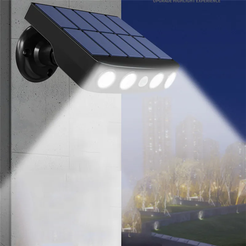

2Pcs LED Highlight Solar Light Outdoors Smart Sensor Human induction Infrared Anti-Theft Dustproof Waterproof Street Garden Lamp