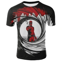 2021 new american anime deadpool 3d printing t shirt plus size mens and womens casual mens shirts fun casual t shirts cool
