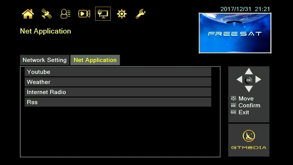 GT медиа V9 супер DVB-S2 спутниковый ТВ приемник спутникового декодер Поддержка PowerVu Biss Key Newca эмалированный около линии Youtube V8 V9 супер