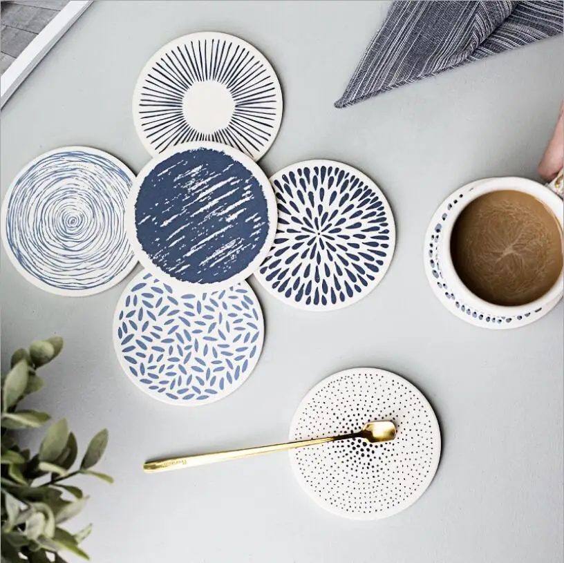 Домашние товары коврик для чашки диатомита влагостойкий экологически чистый