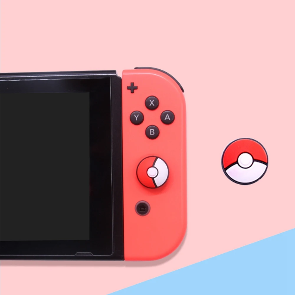 1 шт. силиконовая аналоговая Крышка для захвата Nintendo Switch контроллер NS Skin Joy Con Cap s