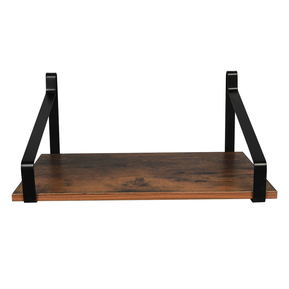 

Набор из 2 плавающих полок, настенное крепление, деревянная винтажная стойка, деревенская для кухни, гостиной, ванной комнаты, спальни [US-Stock]