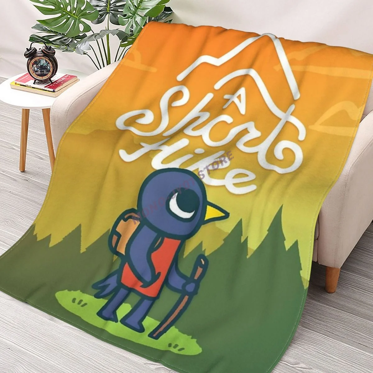 

A Short Hike Throw Blanket Sherpa Blanket cover Bedding soft Blankets