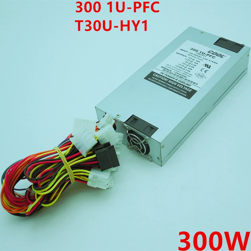 

New Original PSU For TURBO-COOL EDGE -5V 1U 300W Power Supply TURBO-COOL 300 1U-PFC T30U-HY1