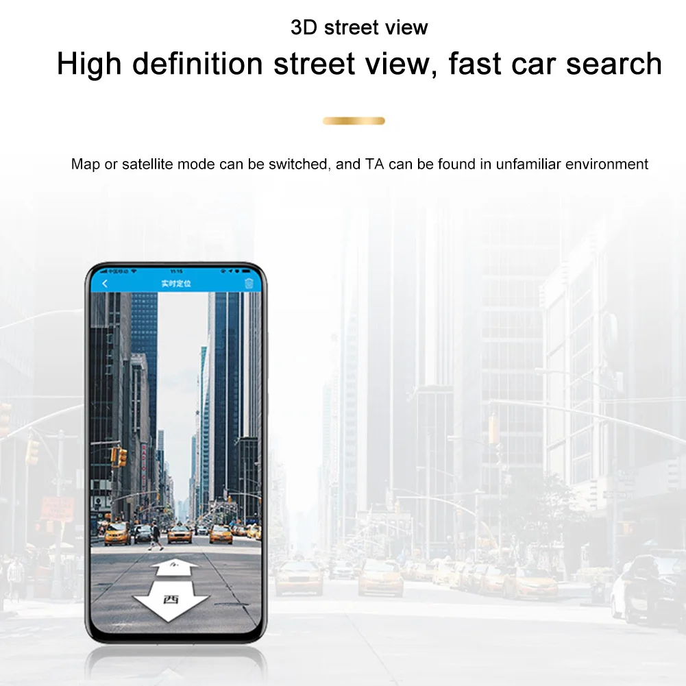 Питание от аккумулятора Противоугонная безопасность приложение контроль GPS